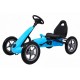 Kart cu pedale si roti gonflabile varsta 3 ani+ 113x60x65 cm Gokart STAR - Albastru