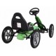 Kart cu pedale si roti gonflabile varsta 3 ani+ 113x60x65 cm Gokart STAR - Verde