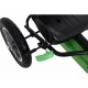 Kart cu pedale si roti gonflabile varsta 3 ani+ 113x60x65 cm Gokart STAR - Verde