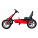 Kart cu pedale si roti gonflabile varsta 3 ani+ 113x60x65 cm Gokart STAR - Rosu