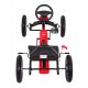 Kart cu pedale si roti gonflabile varsta 3 ani+ 113x60x65 cm Gokart STAR - Rosu