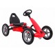 Kart cu pedale si roti gonflabile varsta 3 ani+ 113x60x65 cm Gokart STAR - Rosu