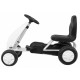 Kart cu pedale roti si scaun din plastic 60x35x39 cm Gokart - Alb