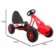 Kart cu pedale si roti gonflabile varsta 3 ani+ 114x59x63 cm Gokart CHAMPION - Rosu