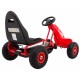 Kart cu pedale si roti gonflabile varsta 3 ani+ 114x59x63 cm Gokart CHAMPION - Rosu