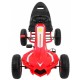 Kart cu pedale si roti gonflabile varsta 3 ani+ 114x59x63 cm Gokart CHAMPION - Rosu