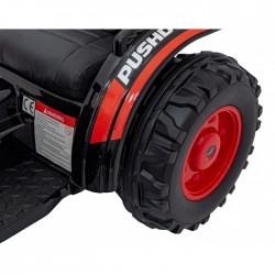 Excavator electric cu brat mobil roti EVA scaun tapitat 124x65x65 cm putere 70W - Rosu
