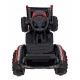 Excavator electric cu brat mobil roti EVA scaun tapitat 124x65x65 cm putere 70W - Rosu