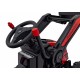 Excavator electric cu brat mobil roti EVA scaun tapitat 124x65x65 cm putere 70W - Rosu