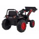 Excavator electric cu brat mobil roti EVA scaun tapitat 124x65x65 cm putere 70W - Rosu