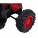 Excavator electric cu brat mobil roti EVA scaun tapitat 124x65x65 cm putere 70W - Rosu
