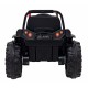 Excavator electric cu brat mobil roti EVA scaun tapitat 124x65x65 cm putere 70W - Rosu