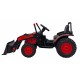 Excavator electric cu brat mobil roti EVA scaun tapitat 124x65x65 cm putere 70W - Rosu