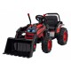 Excavator electric cu brat mobil roti EVA scaun tapitat 124x65x65 cm putere 70W - Rosu