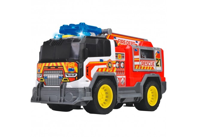 Masina de pompieri Dickie Toys Fire Rescue Unit 30 cm cu lumini si sunete