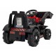 Buldozer electric cu cupa mobila ZP1001B roti si scaun din plastic 86x40x42 cm putere 25W - Rosu