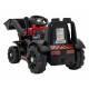 Buldozer electric cu cupa mobila ZP1001B roti si scaun din plastic 86x40x42 cm putere 25W - Rosu