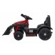 Buldozer electric cu cupa mobila ZP1001B roti si scaun din plastic 86x40x42 cm putere 25W - Rosu