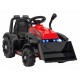 Buldozer electric cu cupa mobila ZP1001B roti si scaun din plastic 86x40x42 cm putere 25W - Rosu