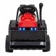 Buldozer electric cu cupa mobila ZP1001B roti si scaun din plastic 86x40x42 cm putere 25W - Rosu