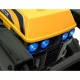 Buldozer electric cu cupa mobila ZP1001B roti si scaun din plastic 86x40x42 cm putere 25W - Galben