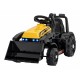 Buldozer electric cu cupa mobila ZP1001B roti si scaun din plastic 86x40x42 cm putere 25W - Galben