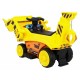 Excavator electric cu cupa mobila JJ309 roti si scaun din plastic 113x41x52 cm putere 6V - Galben