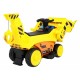 Excavator electric cu cupa mobila JJ309 roti si scaun din plastic 113x41x52 cm putere 6V - Galben