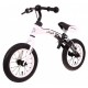 Bicicleta fara pedale cu frana si cadru variabil roti gonflabile Boomerang SporTrike - Alb