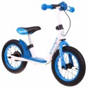 Bicicleta fara pedale cu frana suport picioare roti gonflabile Balancer SporTrike - Albastru