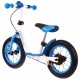 Bicicleta fara pedale cu frana suport picioare roti gonflabile Balancer SporTrike - Albastru