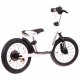 Bicicleta fara pedale cu frana suport picioare roti gonflabile Balancer SporTrike - Alb