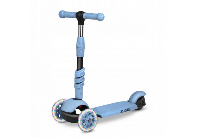 Trotineta 3 in 1 cu roti cu LED Ricokids Todi 765401 - Albastru