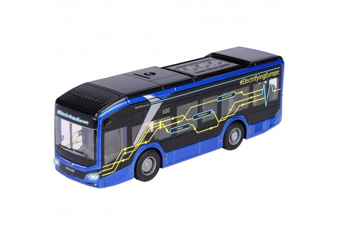 Autobuz Majorette MAN Lion's City 10 E 225 cm cu lumini si sunete