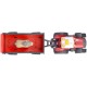 Tractor Simba ABC Massey Ferguson Animal Trailer 30 cm cu lumini sunete remorca si figurina