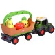 Tractor Simba ABC Freddy Fruit Trailer 30 cm cu lumini sunete remorca si figurine