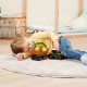 Tractor Simba ABC Freddy Fruit Trailer 30 cm cu lumini sunete remorca si figurine