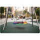 Leagan tip cuib pentru copii XXL 120 cm 150 kg Neo-Sport 1060 Multicolor