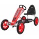 Kart cu pedale si roti gonflabile varsta 3 ani+ 122x57x73 cm Gokart AIR - Rosu