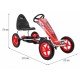 Kart cu pedale si roti gonflabile varsta 3 ani+ 122x57x73 cm Gokart AIR - Rosu