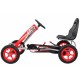 Kart cu pedale si roti gonflabile varsta 3 ani+ 122x57x73 cm Gokart AIR - Rosu