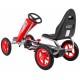 Kart cu pedale si roti gonflabile varsta 3 ani+ 122x57x73 cm Gokart AIR - Rosu