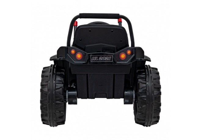 Excavator electric cu brat mobil HL389 roti EVA scaun tapitat 124x65x65 cm putere 70W - Galben