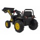 Excavator electric cu brat mobil HL389 roti EVA scaun tapitat 124x65x65 cm putere 70W - Galben
