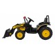 Excavator electric cu brat mobil HL389 roti EVA scaun tapitat 124x65x65 cm putere 70W - Galben