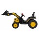 Excavator electric cu brat mobil HL389 roti EVA scaun tapitat 124x65x65 cm putere 70W - Galben