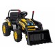 Excavator electric cu brat mobil HL389 roti EVA scaun tapitat 124x65x65 cm putere 70W - Galben