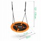 Leagan tip cuib pentru copii XXL 95 cm 150 kg Neo-Sport 1004 Portocaliu