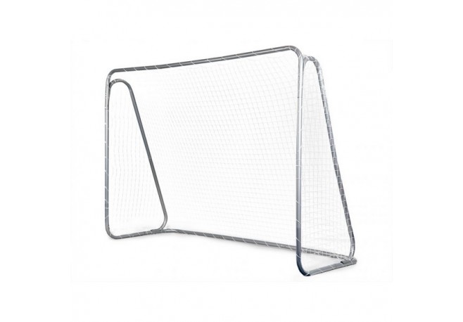 Poarta de fotbal 215 x 153 cm argintie  DS58018