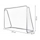 Poarta de fotbal 215 x 153 cm argintie  DS58018